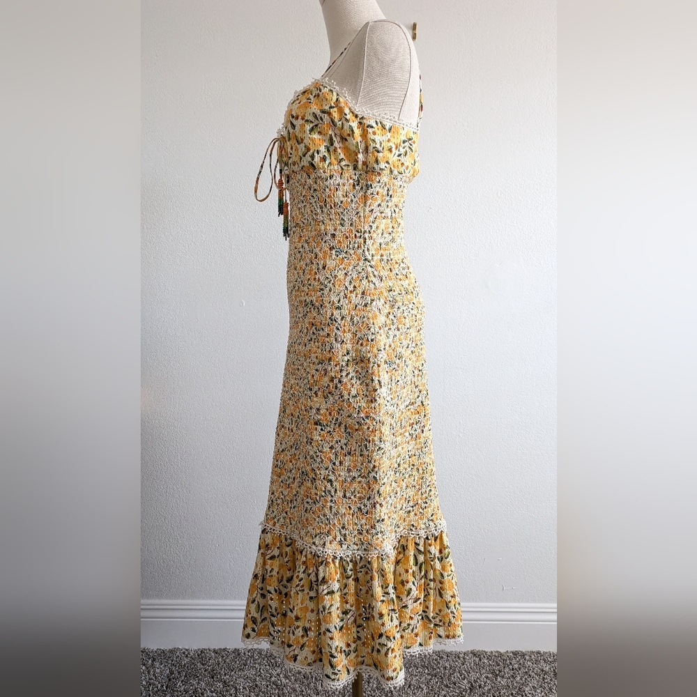 FARM Rio Smocked Midi Dress - Picture 5 of 11